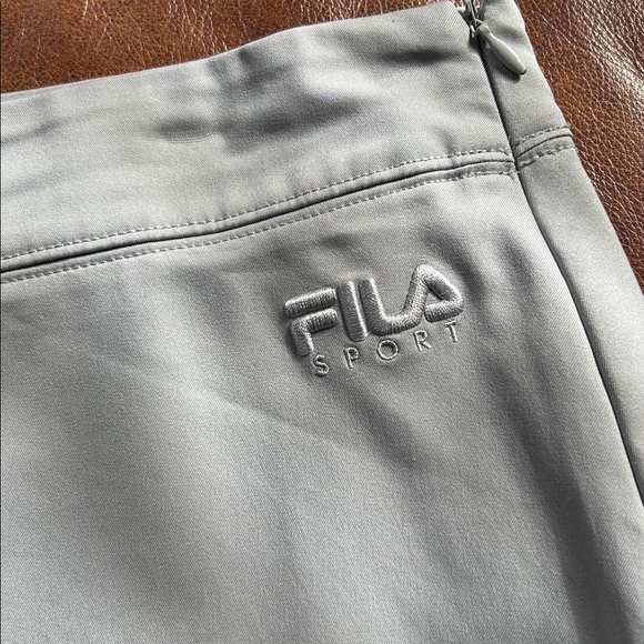 FILA Sport Golf Side Zipper Skort. It is a light Olive Green, Size 14” - Picture 2 of 7